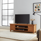 Extra Large Oak TV Unit Suitable for up to 85 inch TV's - Image 2