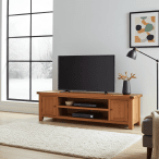 Extra Large Oak TV Unit Suitable for up to 85 inch TV's - Image 2