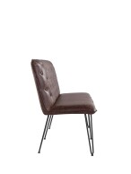 Bench 180cm Brown PU - Image 3