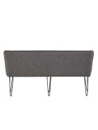 Bench 180cm Grey PU - Image 3