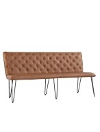 Bench 180cm Tan PU - Image 2
