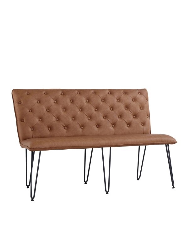Bench 140cm Tan PU
