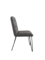 Bench 90cm Grey PU - Image 4