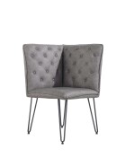 Corner Bench Grey PU - Image 2