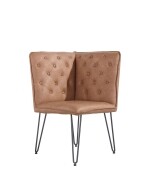 Corner Bench Tan PU - Image 3