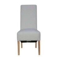 Scroll Back Dining Chair - Natural