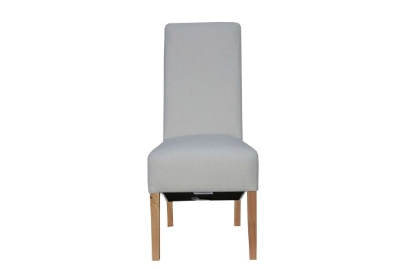 Scroll Back Dining Chair - Natural
