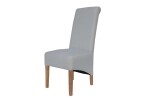 Scroll Back Dining Chair - Natural - Image 3