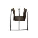 Leather & Iron Double Magazine Holder - Dark Grey - Image 3