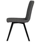 Diamond Stitch Dining Chair - Grey - Image 2