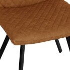 Diamond Stitch Dining Chair - Tan - Image 6