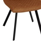 Diamond Stitch Dining Chair - Tan - Image 8