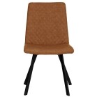 Diamond Stitch Dining Chair - Tan - Image 9