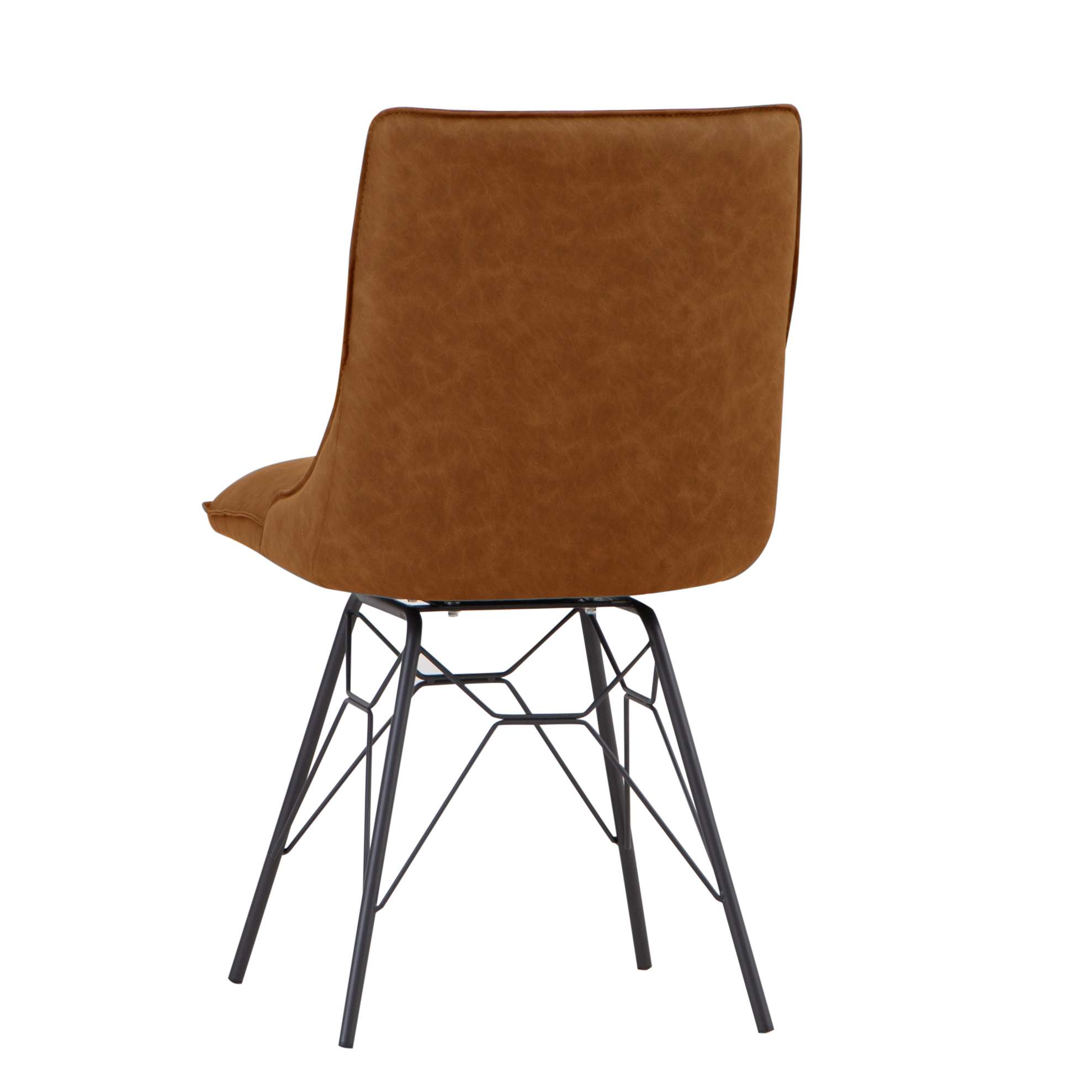 Studded Back Chair with Ornate Legs - Tan - Image 7