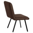 90cm Dining Bench - Brown - Image 2