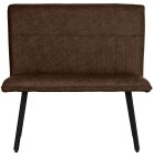 90cm Dining Bench - Brown - Image 3