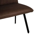 90cm Dining Bench - Brown - Image 6
