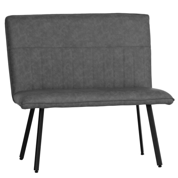 90cm Dining Bench - Grey