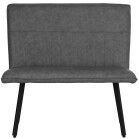 90cm Dining Bench - Grey - Image 9