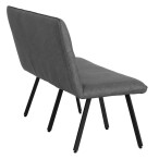 1.8m Dining Bench - Grey - Image 2