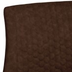 Honeycombe Stitch Dining Chair - Brown - Image 7