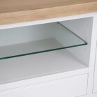 Extra Large Oak TV Unit in White - Image 10