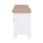 Extra Large Oak TV Unit in White - Image 12