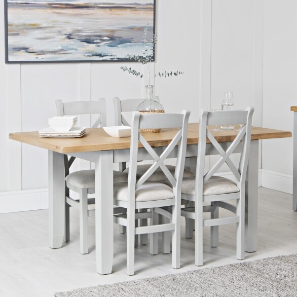 Grey Extendable Table