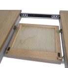 1.8m Butterfly Extendable Grey Dining Table - Image 8