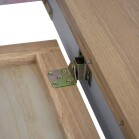 1.8m Butterfly Extendable Grey Dining Table - Image 9