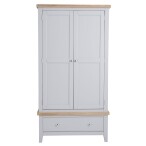 Modern Grey 2 Door Wardrobe - Spacious Storage Solution - Image 9