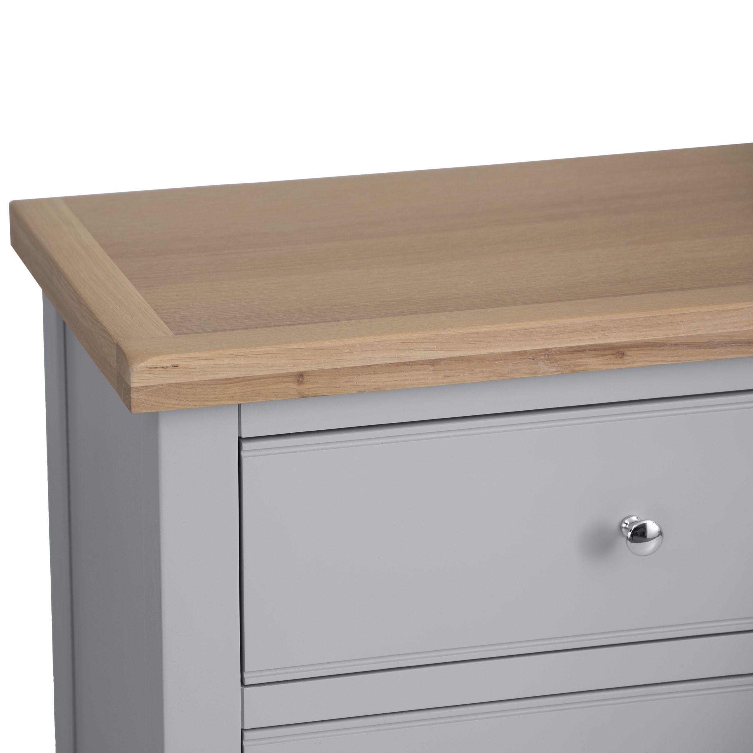 Modern Grey Oak Chest of Drawers - Stylish Storage Solution - Image 6