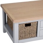 Modern Grey Coffee Table with Convenient Storage Solution - Image 5