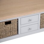 Modern Grey Coffee Table with Convenient Storage Solution - Image 6