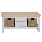 Modern Grey Coffee Table with Convenient Storage Solution - Image 7
