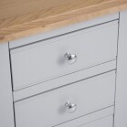 Modern Large Grey Bedside Table - Stylish Nightstand with Storage - Image 6