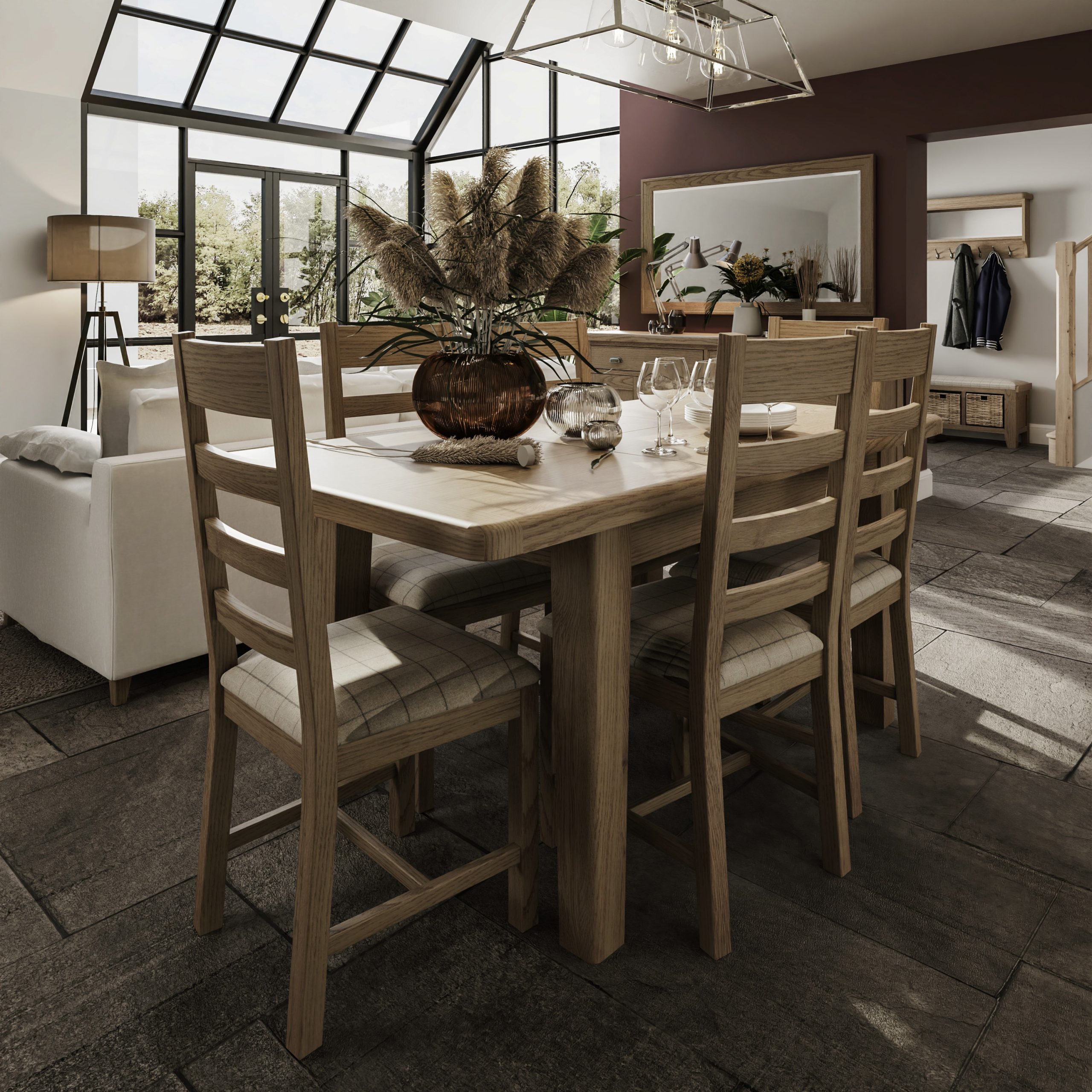 1.3m Butterfly Extending Table