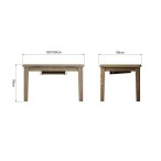 1.3m Butterfly Extending Table - Image 9