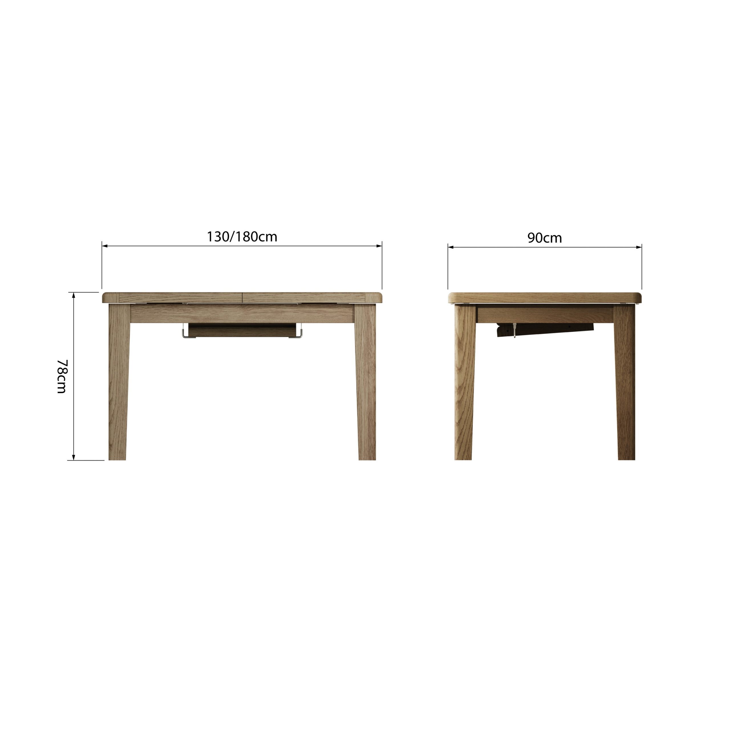 1.3m Butterfly Extending Table - Image 9