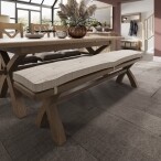 2.0m Cross Leg Bench - Image 2