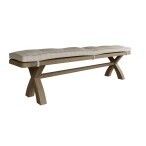 2.0m Cross Leg Bench - Image 3