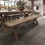 2.0m Cross Leg Bench - Image 9