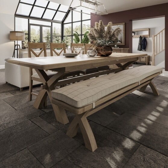 2.5m Cross Legged Dining Table