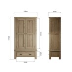 Stylish 2 Door Wardrobe - Image 10