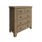 Stylish 2 Over 3 Chest of Drawers - Image 2