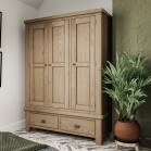 Stylish 3-Door Wardrobe - Image 2