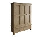 Stylish 3-Door Wardrobe - Image 3