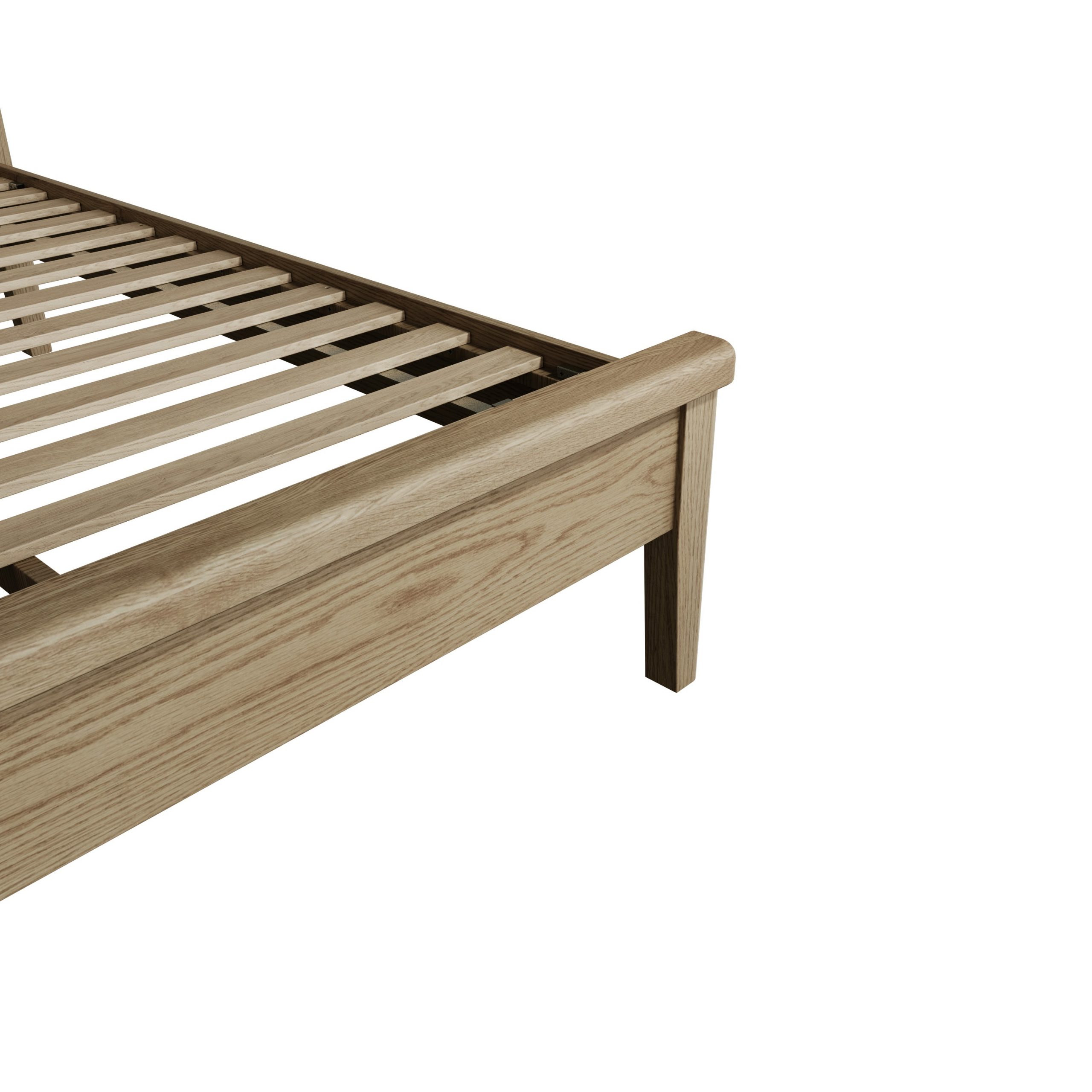King Size Bed with Fabric Headboard - Image 3