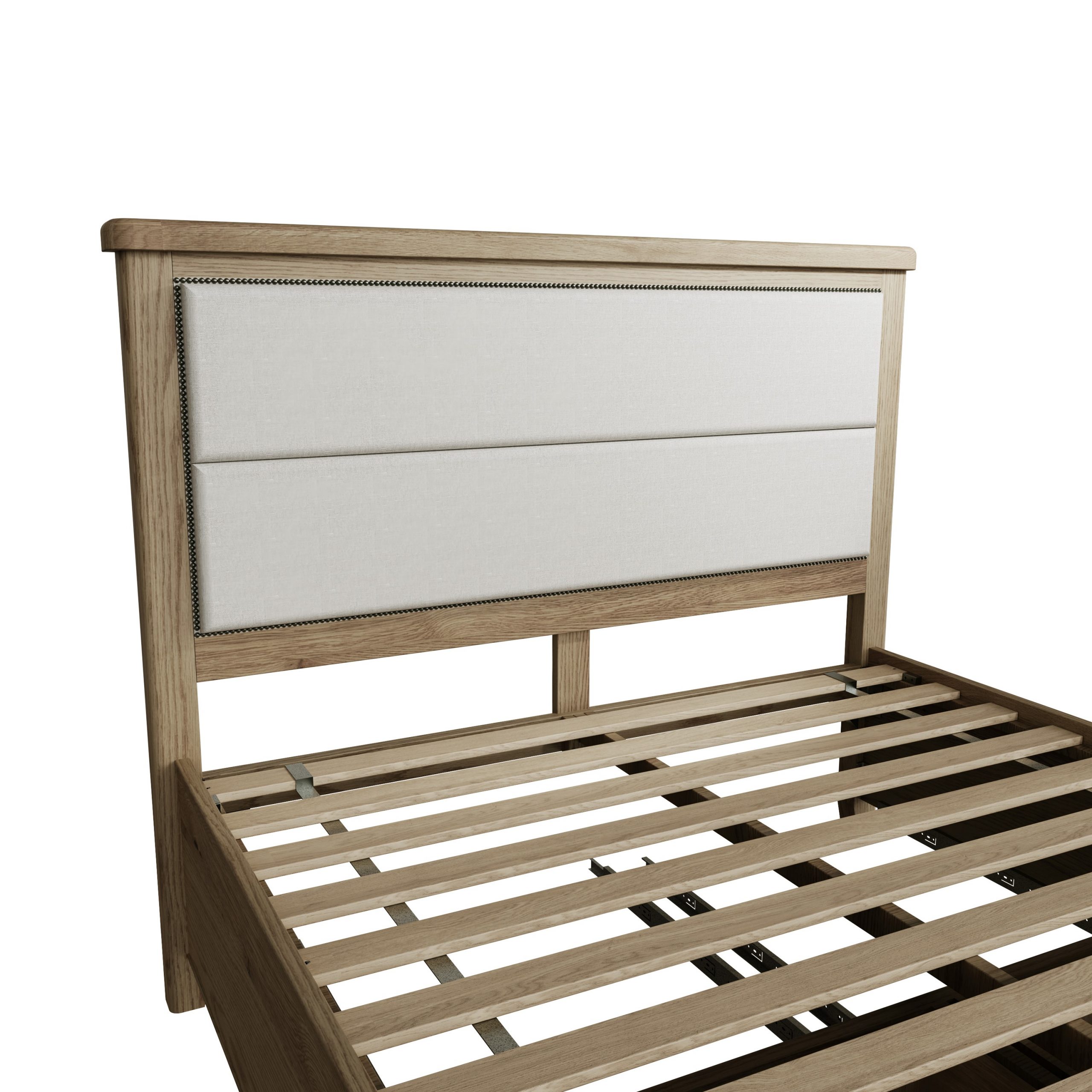 King Size Bed with Fabric Headboard - Image 15