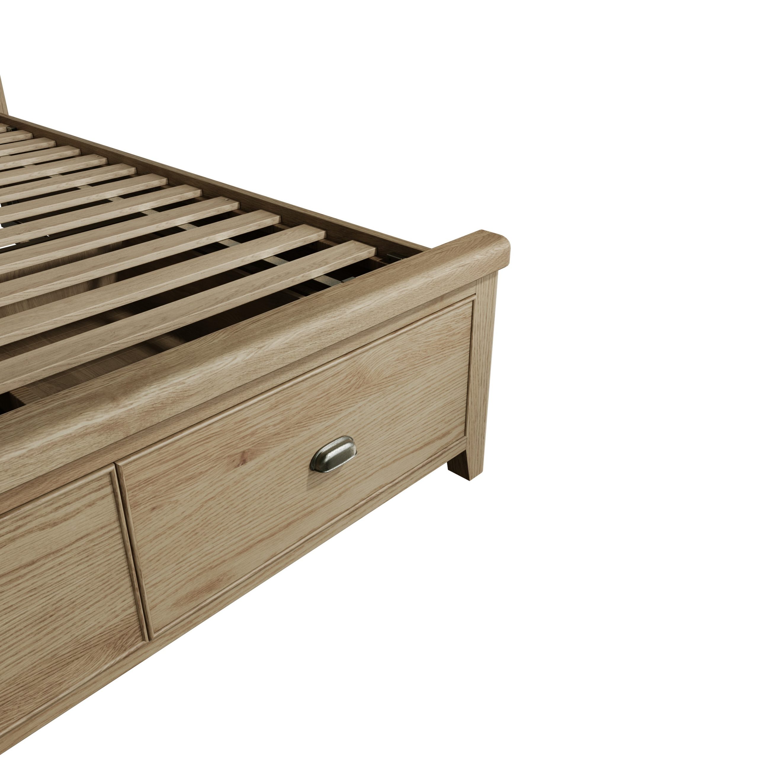 King Size Bed with Fabric Headboard - Image 13